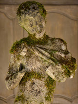 Antique French garden statue of a faun