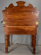Twentieth-century French butcher's table with marble top