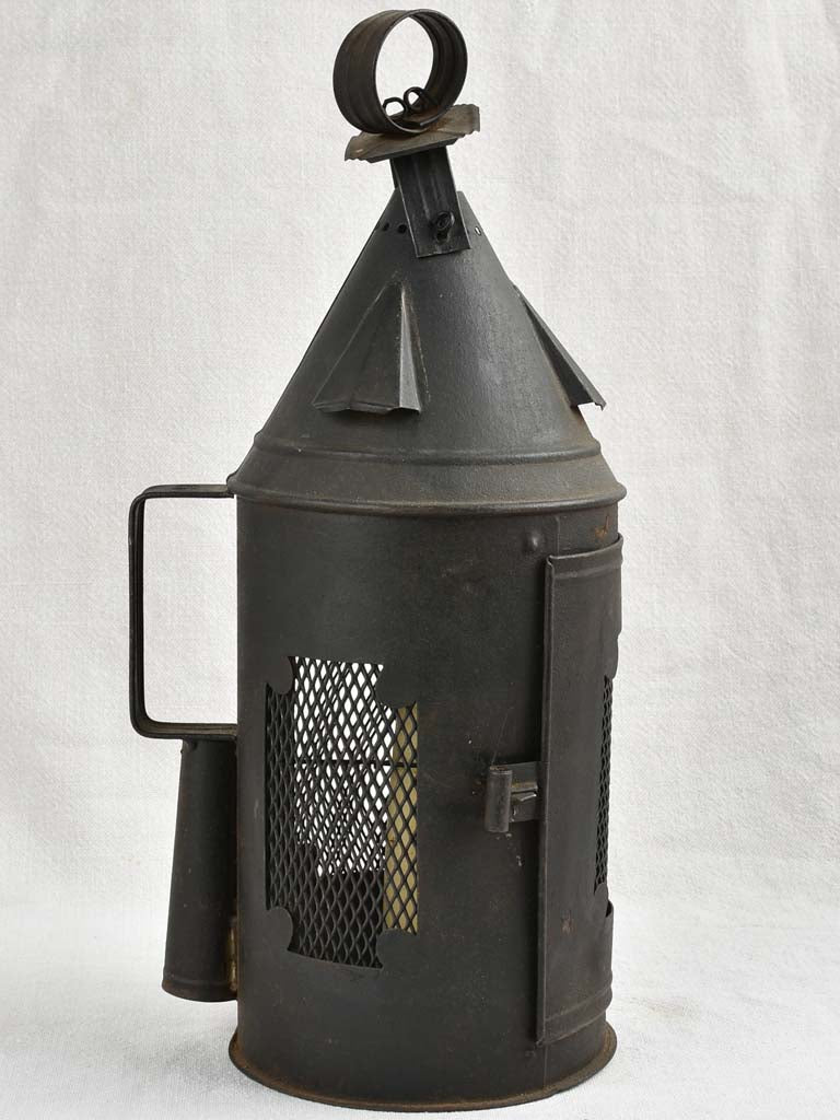 Antique French 'sourde' Lantern 16¼"