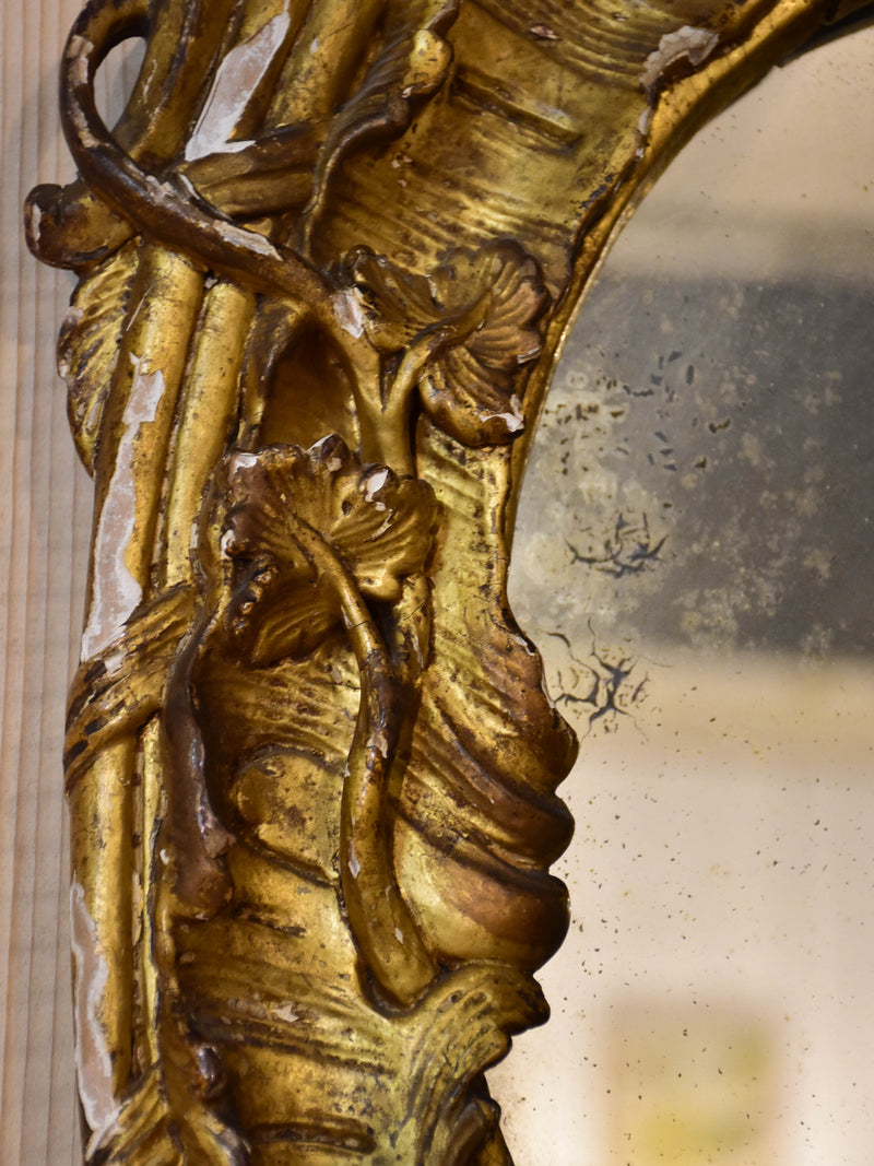 Late 18th century gilded Italian mirror