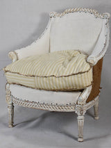Pair of nineteenth-century Louis XVI style armchairs