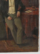 Late 19th century portrait 39½" x 29½"