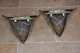 Pair of Valenti wall sconces - signed