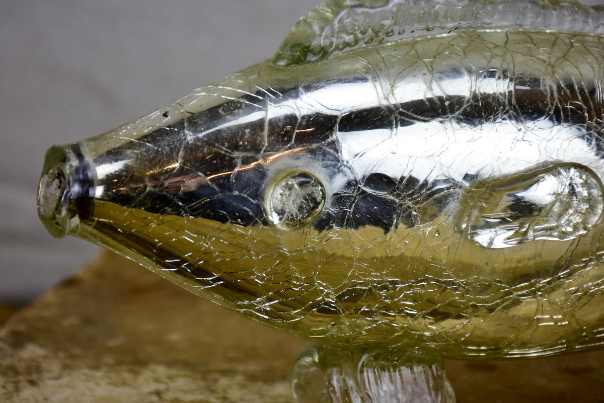 19th Century mercury glass fish ornament