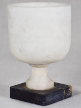 Vase, marble, vintage 6¾"