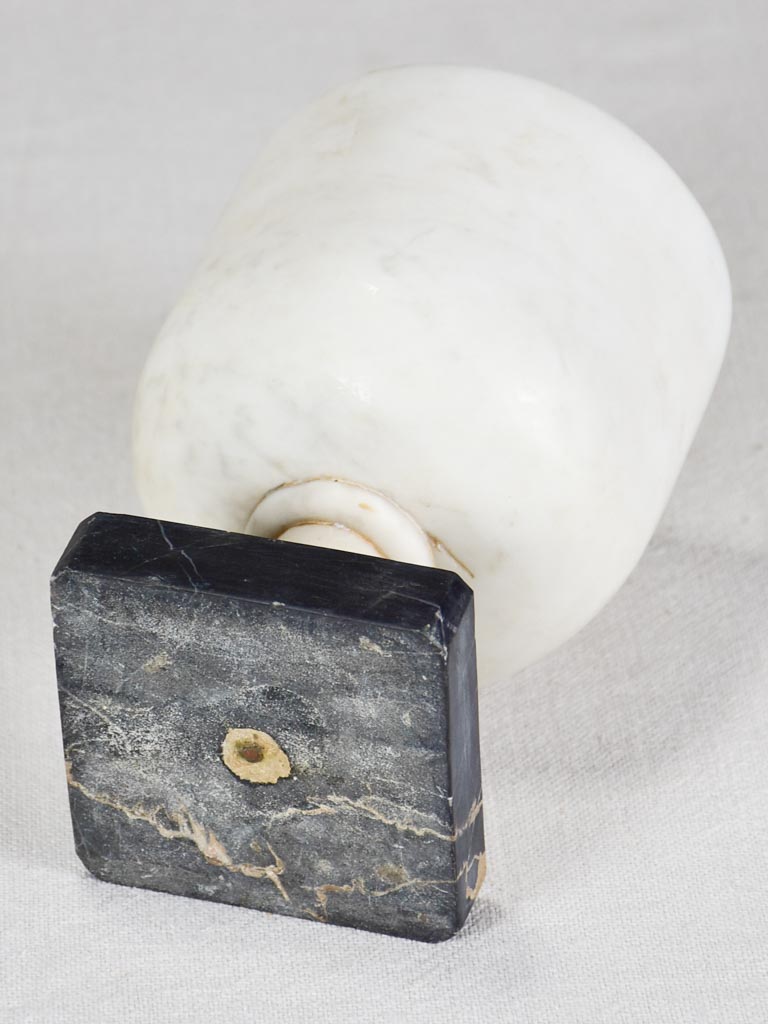 Vase, marble, vintage 6¾"