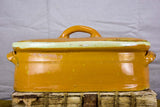 Old faulty oval tureen dish