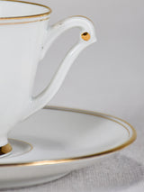 Vintage Limoges coffee sercvice - white and gold