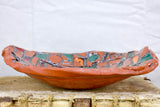 Vintage French clay fruit bowl