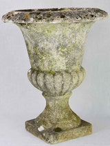 Mid century French medici urn - reconstituted stone 19¾"