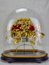 Napoleon III marriage dome with bridal bouquet