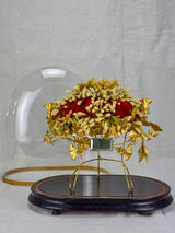 Napoleon III marriage dome with bridal bouquet