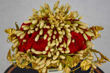 Napoleon III marriage dome with bridal bouquet