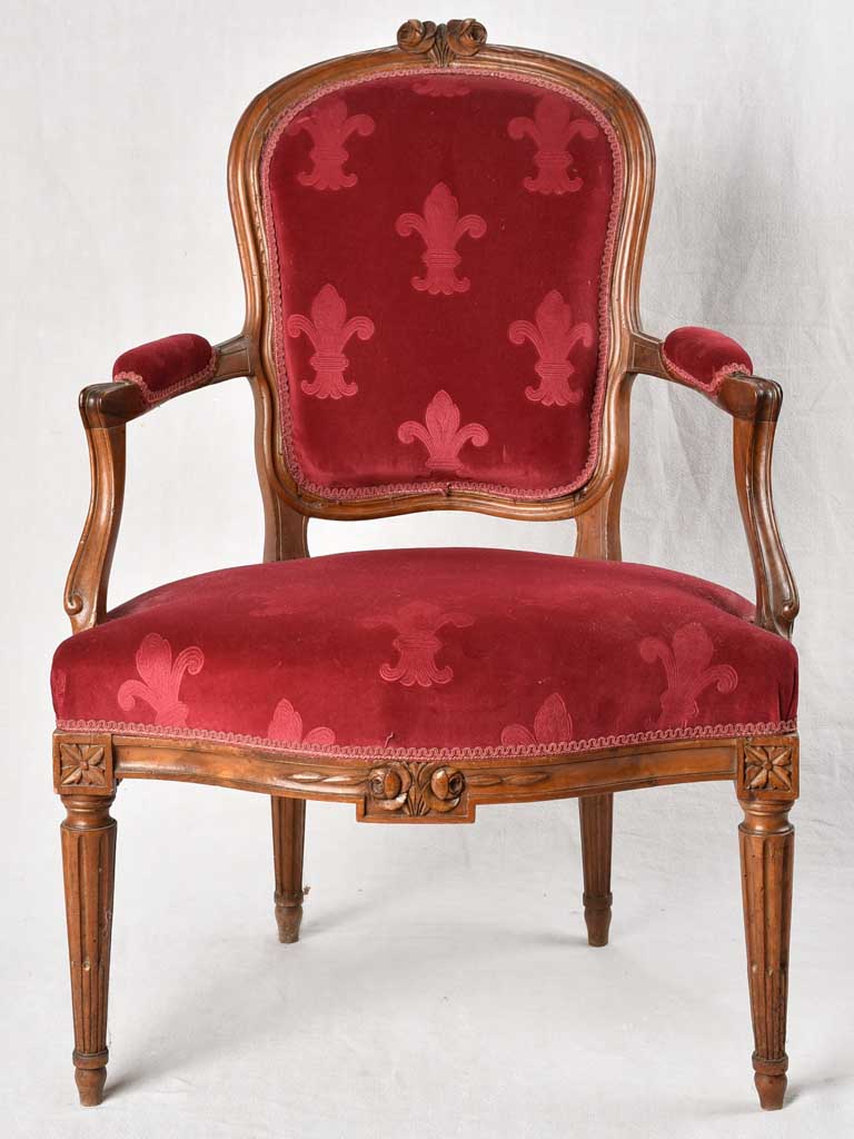 Pair of 18th-Century Cabriolet Armchairs