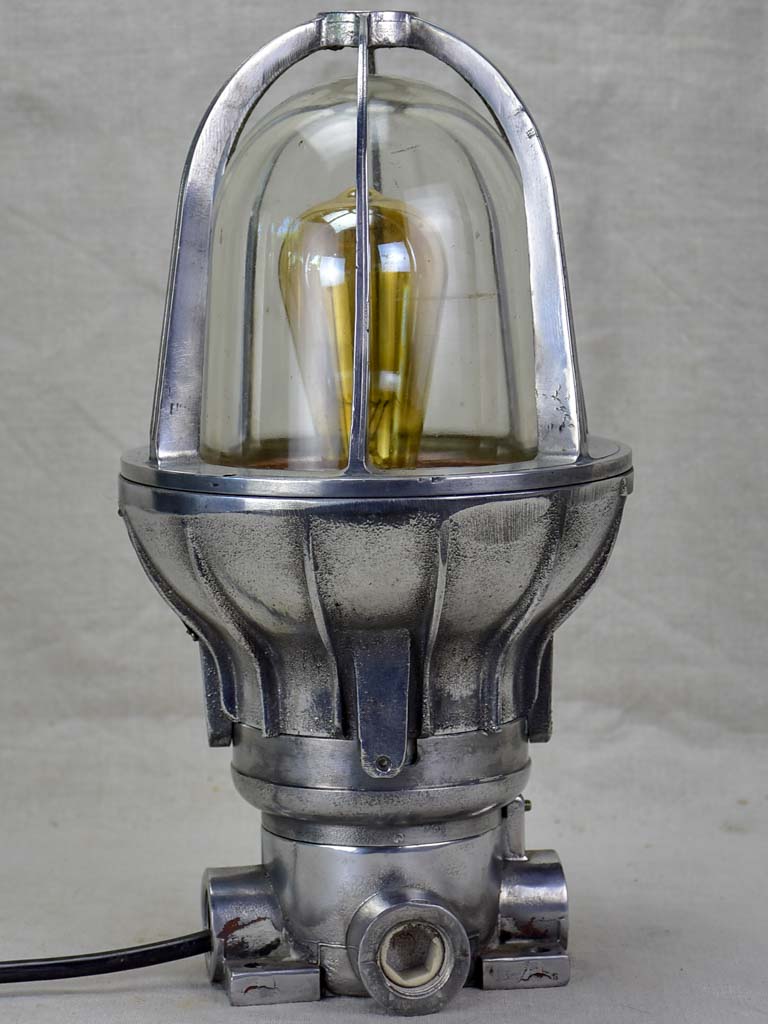 1950's French boat lamp 14¼"