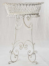 Large French wirework plant stand - 19th century - 38½"