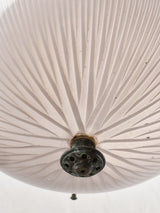 Collection of FOUR industrial Holophane lights 12½" diameter