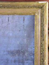 19th-century French rectangular mirror with aged mercury glass 33" x 24¾"