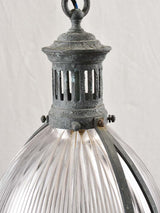 Collection of FOUR industrial Holophane lights 12½" diameter