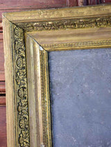 19th-century French rectangular mirror with aged mercury glass 33" x 24¾"