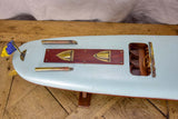 Mid century mahogany speed boat