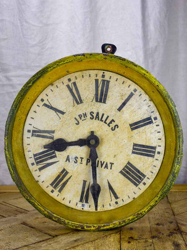 Early 20th Century antique French clock 19¼" diameter