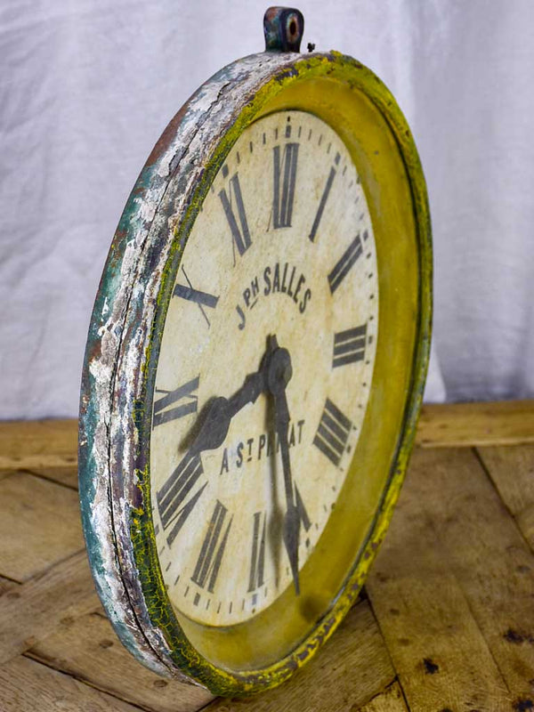 Early 20th Century antique French clock 19¼" diameter