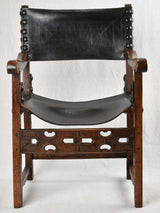 Walnut-framed 17th Century Large Armchair