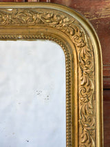 Small Louis Philippe mirror with gold frame 16½" x 22¾"