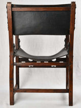 Elegant Sturdy Leather Portuguese Armchair