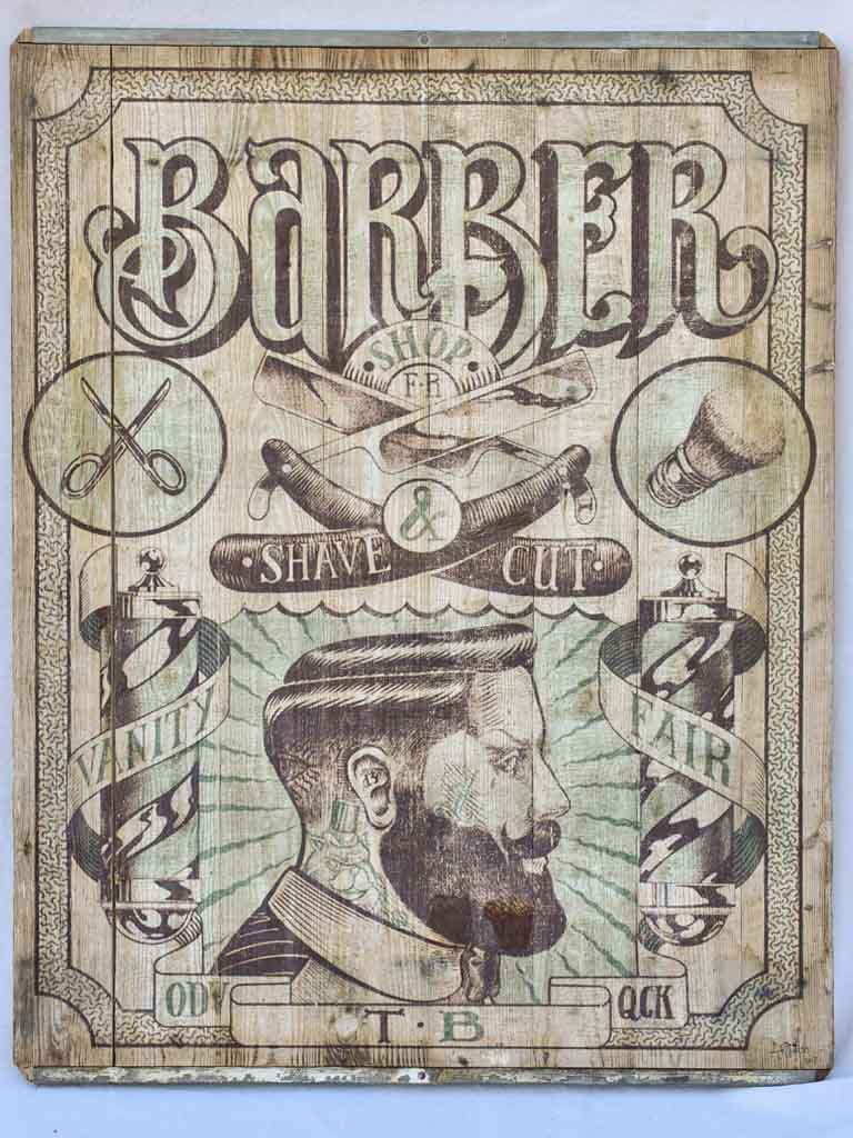 Large Barber shop sign - Artuss 2017 43" x 57"