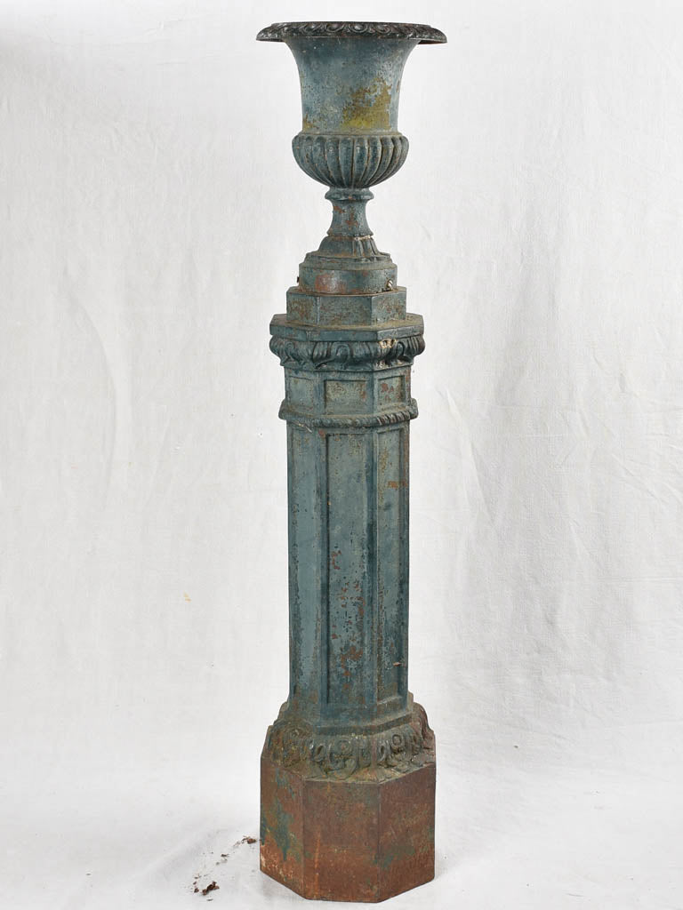 Lovely Green Medici on Column Pedestal