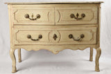 Antique French Sauteuse Commode - w/ beige patina 46"