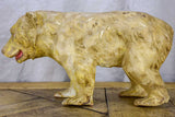Antique French paper mache polar bear