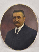 Antique French portrait, oil on canvas - Alexandre Bertin Paris. 1922. 24 x 19¾""