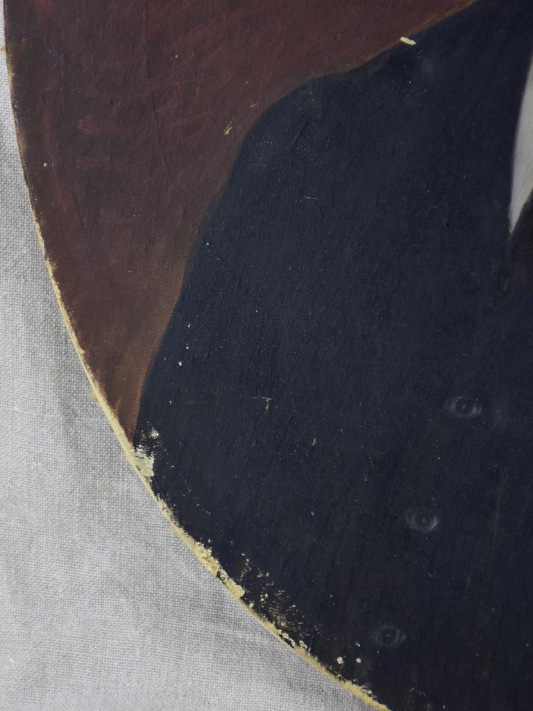 Antique French portrait, oil on canvas - Alexandre Bertin Paris. 1922. 24 x 19¾""