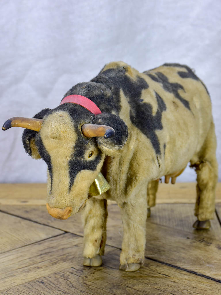 Vintage mechanical cow with bell