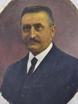 Antique French portrait, oil on canvas - Alexandre Bertin Paris. 1922. 24 x 19¾""