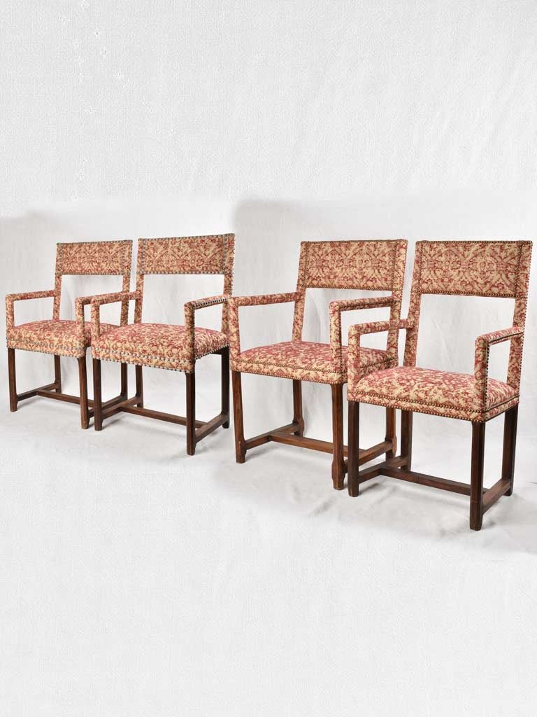 4 early 17th century French Armchairs  -  Chateauneuf De Gardagne
