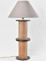 European Wired Lamp Pair with New Lampshades