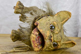19th Century French bulldog pull toy - collector's item