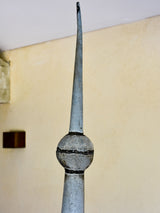French lightning rod with bullet holes 17th century