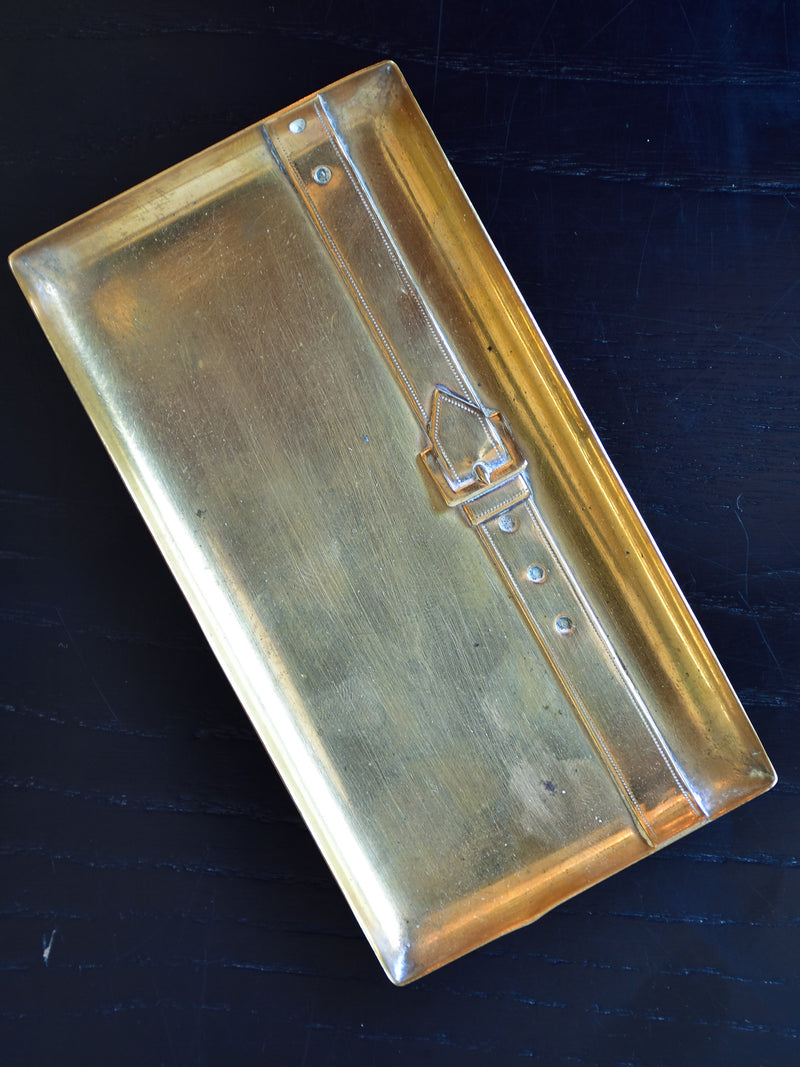 Vintage Maria Pergay belt coin tray 'vide poche'