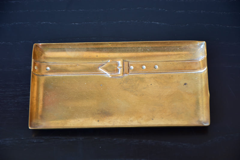 Vintage Maria Pergay belt coin tray 'vide poche'