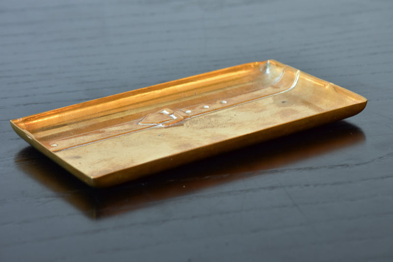 Vintage Maria Pergay belt coin tray 'vide poche'