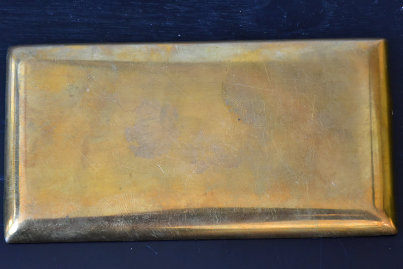 Vintage Maria Pergay belt coin tray 'vide poche'