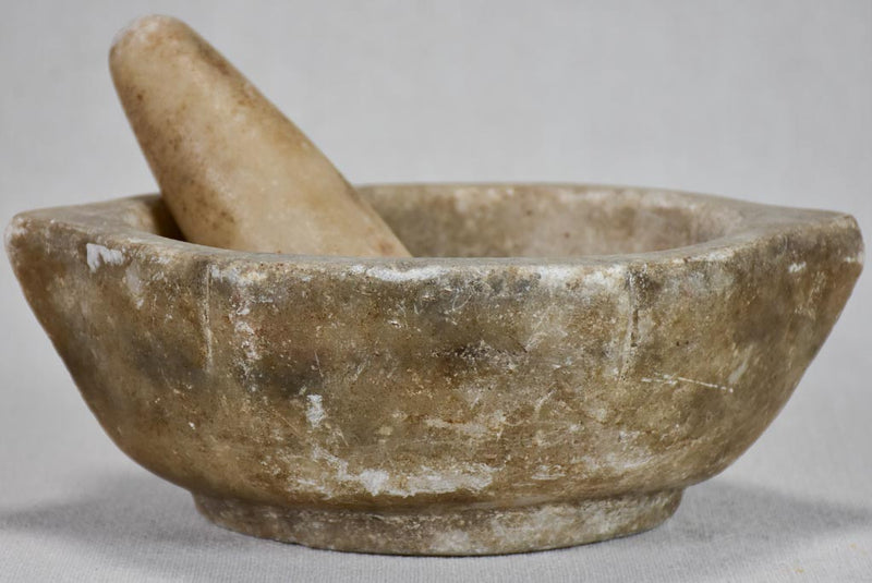Small stone mortar and pestle
