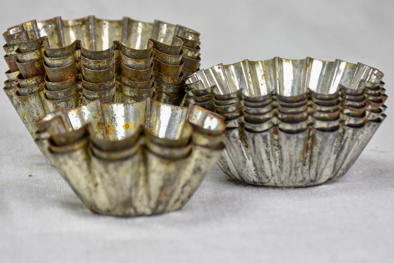 Collection of antique French cake molds