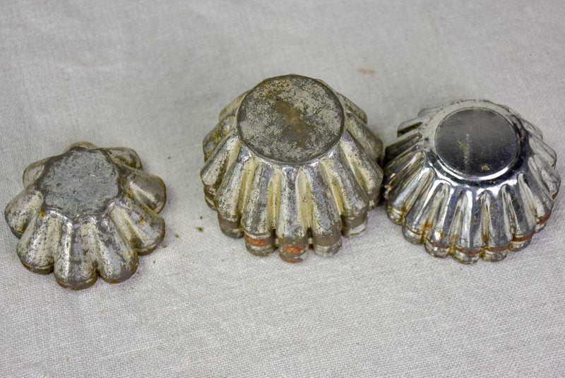 Collection of antique French cake molds