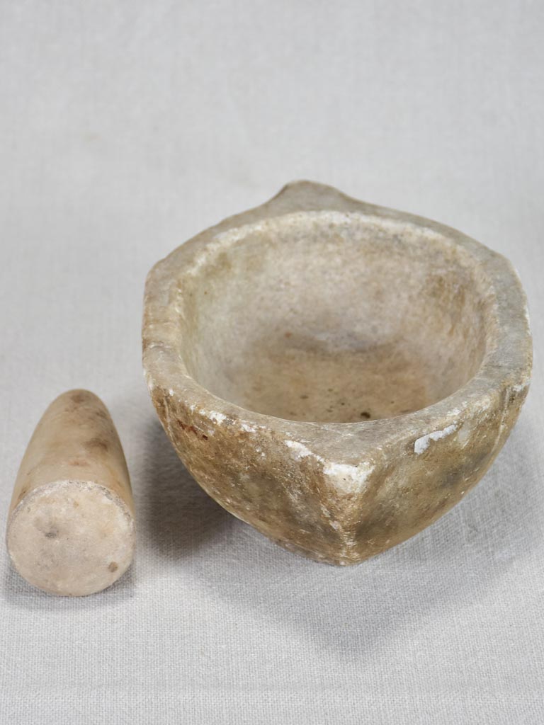 Small stone mortar and pestle